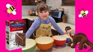 Brownies Baking Brownies with my Dinosaur Friend Little Foot