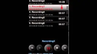 Insert a new recording into the existing one