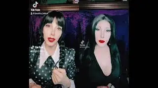 Jessica Felice: Wednesday #Cosplay Style #Shorts: Addams Family Makeup Costume Dress Up Super Fan!