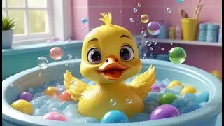 Splish, Splash, A Rainbow Bath | Fun Bath Time Nursery Rhyme for Kids | Happy Rhyme Kids