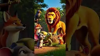 A Powerful Animal Story About Teamwork 🐾 | 3D Cartoon Short #youtubeshorts #viral