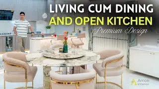 Arcon Interior: Designing Integrated Living & Kitchen Spaces