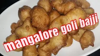Mangalore Goli baje / bajji | Mansoons favourite snacks | BE happy with shruthi | kannada logs |