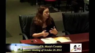 Commissioners of St. Mary's County 10-28-14