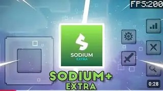 New Sodium Extra MOD for MCPE 1.21+! (Optifine, Increase FPS+, Smooth, Clean)