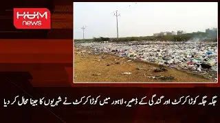 Garbage in Lahore has made life difficult for the citizens۔