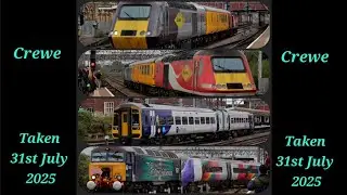 Crewe Railway Station on the 31st July 2025