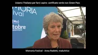 Nadotti: Green Pass? No, certificato verde
