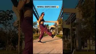 APRENDA A DAN&Ccedil;AR M&Uacute;SICA ELETR&Ocirc;NICA! TUTORIAL SHUFFLE DANCE #shortsvideo #shorts
