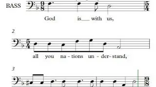 God is With Us   S'nami Boh   Prostopinije arr Talarovich   BASS