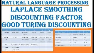 Good Turing Discounting, Smoothing, C*, P*GT, Backoff, Interpolation, Laplace, MLE, NLP