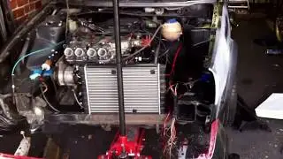 Mk2 Golf 1.8 16v on bike carbs (side exit exhaust)