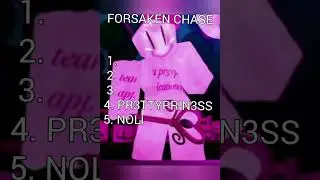 My favourite forsaken chase themes #ranking #top5 #roblox #forsaken