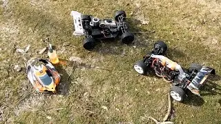 HPI Trophy Buggy Flux & HPI-Racing Pulse - гонки. RC