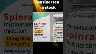 Spinraza nusinersen in stock for SMA patient.😊