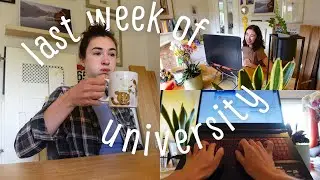 My last week of university! final exams, dissertation presentation & packing to leave the country