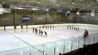 Yellow group at the Hayden synchronized skating camp 2011