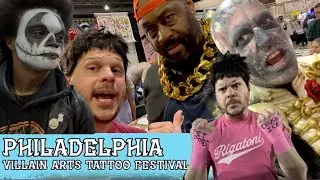 PHILADELPHIA VILLAIN ARTS TATTOO FESTIVAL 2026 - RANDY RIGATONI #philly #convention #vlog 