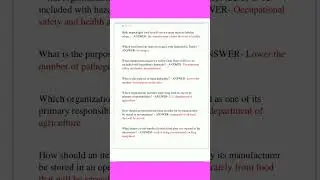 Walmart Food Safety Exam Newest 2024 2025 Actual Exam Complete 130 Questions And Correct Detailed An