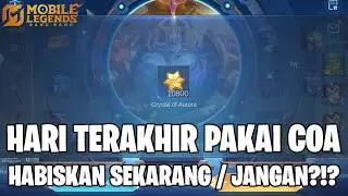 HARI TERAKHIR PAKAI COA! PAKAI SEKARANG ATAU JANGAN?!? PENJELASAN MAGIC WHEEL REVAMP
