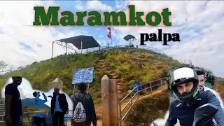 Maramkot View point || almost accident🥵🥵Maramkot Palpa ||[Bike Ride Butwal To maramkot#viralvideo 