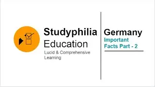Germany Important Facts -2 | Crack Entrace Exams - JNU, EFLU, Doon University