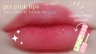 Baby Pink Lips in 3 Easy Steps 🌸 + Free Lip Gloss Recipe&rdquo;