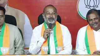 Live : Addressing Media at BJP State Office