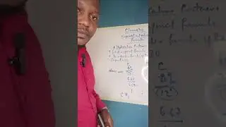 Empirical and molecular formula