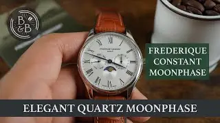 An Elegant & Well Finished Quartz Moonphase Watch - Frederique Constant Classics Moonphase - B&B