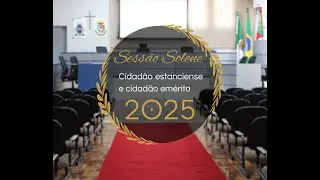 09/12/2025: Sessão Solene de Entrega dos Títulos de Cidadão Estanciense e Emérito de Estância Velha