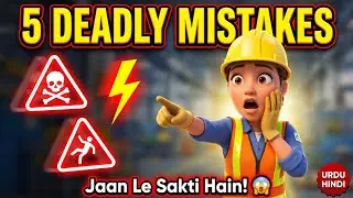 5 Common Workplace Mistakes Jo Jaan Le Sakti Hain! 😱 | Safety Tips Urdu Hindi