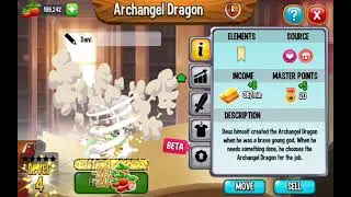 Dragon City: Level Up Archangel Dragon from Level 1-15