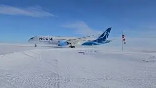 Norse 787 Take off Antarctica