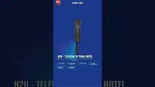 Telefone IP H2U para Hotelaria #lojamundi #fanvil #telefoneip #telefoniaip #hotelaria