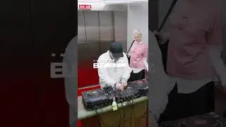 Umru возвращается в лифт. В рамках новой коллекции POP MART UT от UNIQLO при участии LABUBU. #шорты