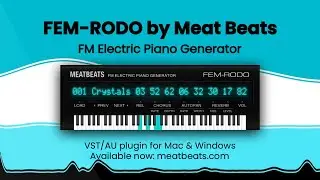 FEM-RODO - FM electric piano VST/AU plugin by Meat Beats