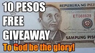 FREE Giveaway Philippines 10 Pesos NDS Ramos/Singson Uncirculated Red Serial Number