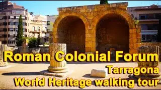 World Heritage, Roman Colonial Forum (Tarragona, Catalonia) Walking tour (Spain) #relaxation