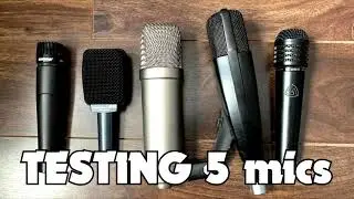 Testing 5 mics with my Peavey 6505: Shure SM57 Sennheiser e609 & MD421 Lewitt MTP 440 DM Rode NT1-A