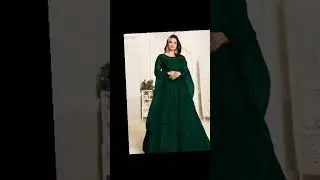 Green dresses design long frock for girls 2023 || out of the box Fashion