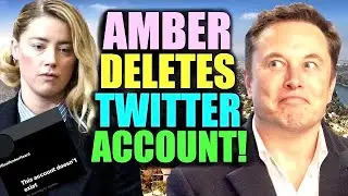 Amber Heard Deleted her Twitter Account! What was she hiding?