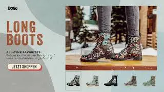Entdecke die neue DOGO Long Boots Kollektion: Einzigartig, Vegan & Stilvoll