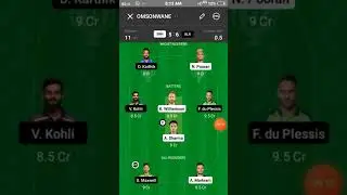 SRH vs BLR Dream11 Prediction | SRH vs BLR Dream11 Today Match | SRH vs BLR 8-05-2022 Match #shorts