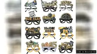 2026 Christmas Theme Digital Funny Glasses Party Decoration New Year Photo Frame Creative Eye Wear f