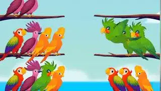 bird sort color puzzle challenge level 1+2😄 #totabird 🐦🦅August 25, 2023@AngryBirds