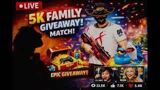 ROAD TO 5K FAMILY DAY 19 Free Fire Live TAMIL🔥 Play With Subscribers | Giveaway Matches #freefire