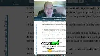 Leyes de Limpieza en Lev&iacute;tico: Comida Santa y Ofrendas #shorts
