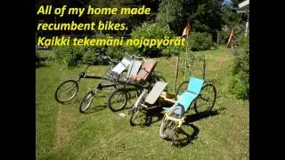 My DIY recumbent bikes, Tekem&auml;ni nojapy&ouml;r&auml;t