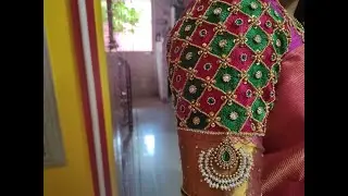 Grand Look Blouse || Full Thread Work  Aari blouse || Nellai Craft Junction
